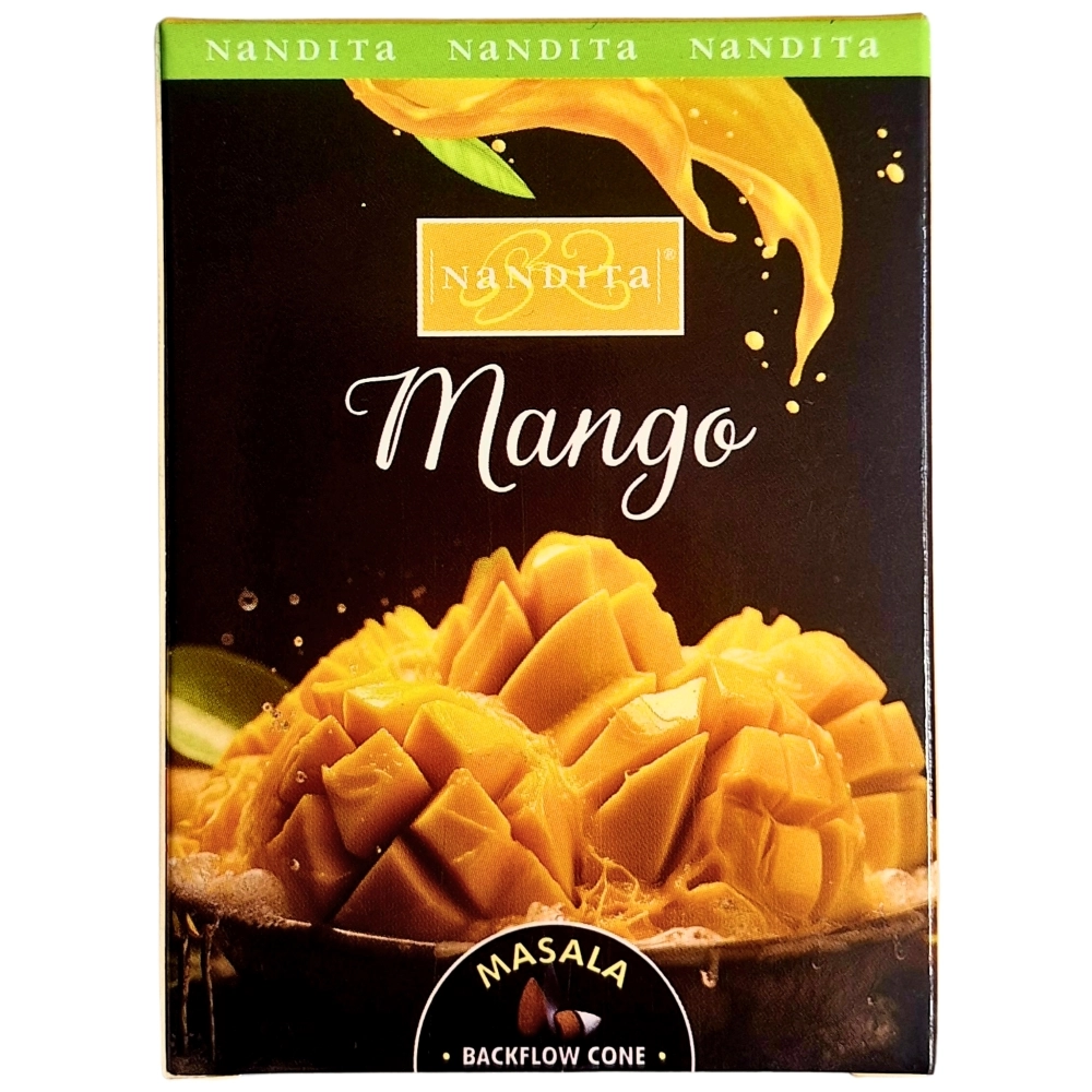 عود آبشاری دست ساز ناندیتا مدل MANGO انبه بسته 10 عددی